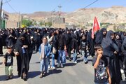تلاطم بی‌کران عشق در ماهنشان؛ شکوه حضور «جاماندگان» در مسیر اربعین