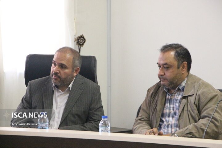 دیدار رئیس دانشگاه آزاد اردبیل با خبرنگاران ایسکانیوز