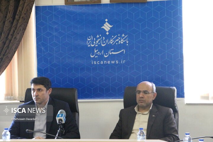 دیدار رئیس دانشگاه آزاد اردبیل با خبرنگاران ایسکانیوز