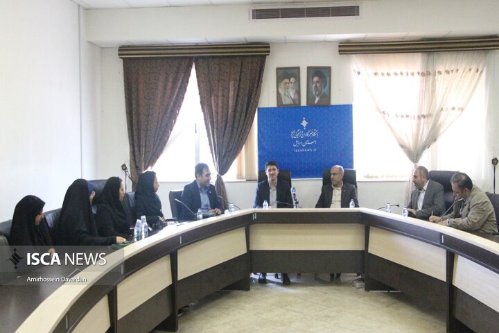 دیدار رئیس دانشگاه آزاد اردبیل با خبرنگاران ایسکانیوز
