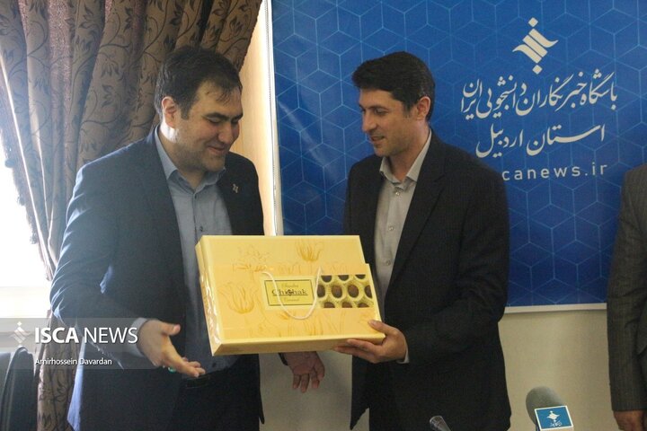 دیدار رئیس دانشگاه آزاد اردبیل با خبرنگاران ایسکانیوز
