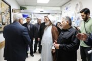 بازدید حجت الاسلام خسروپناه و دکتر رنجبر از مراکز فناوری و تحقیقاتی دانشگاه آزاد اصفهان