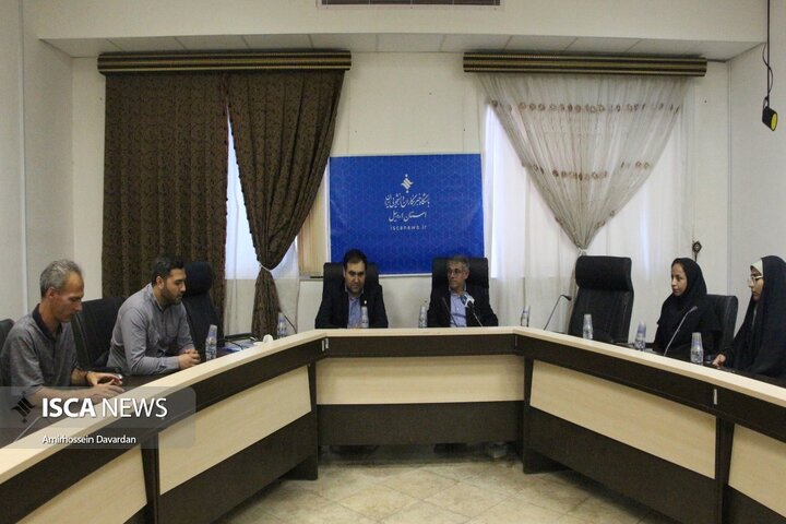 حضور مسئولان در خبرگزاری ایسکانیوز اردبیل