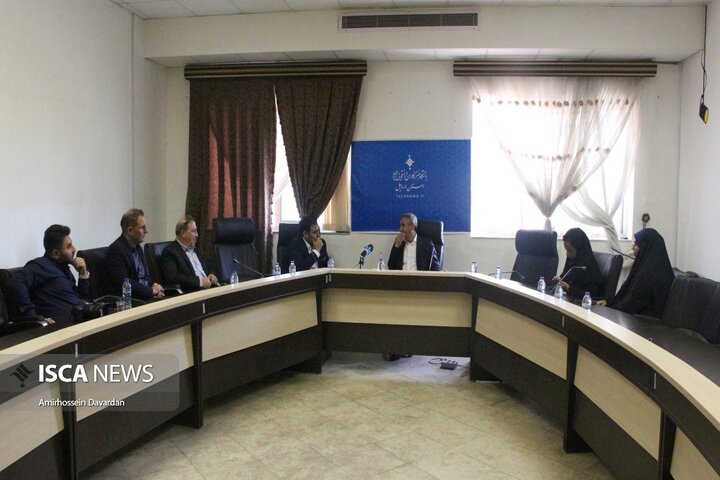 حضور مسئولان در خبرگزاری ایسکانیوز اردبیل