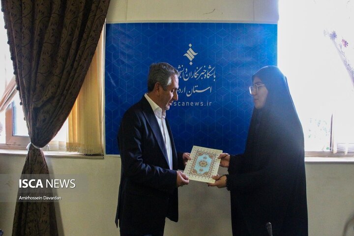حضور مسئولان در خبرگزاری ایسکانیوز اردبیل