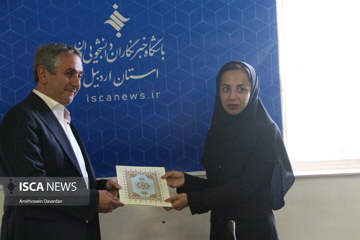 حضور مسئولان در خبرگزاری ایسکانیوز اردبیل
