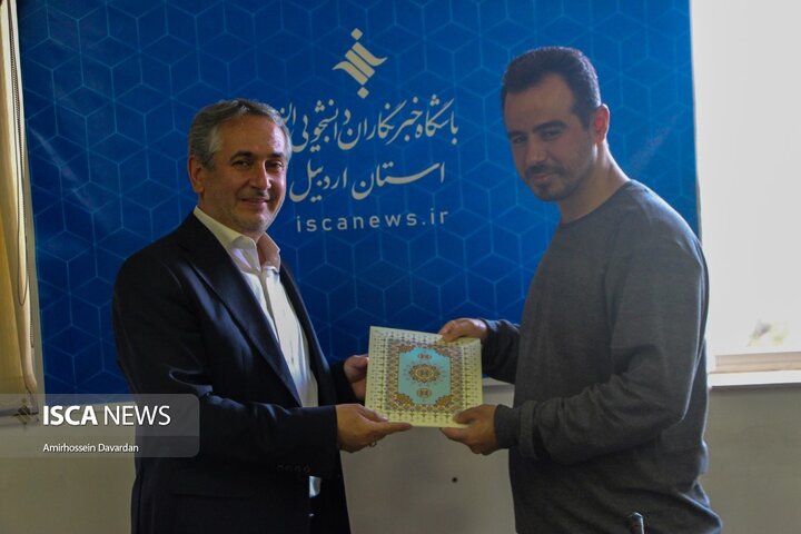 حضور مسئولان در خبرگزاری ایسکانیوز اردبیل