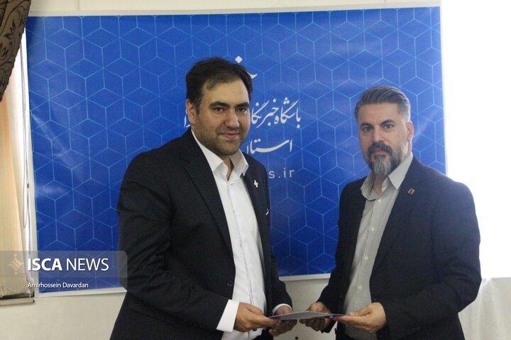 حضور مسئولان در خبرگزاری ایسکانیوز اردبیل