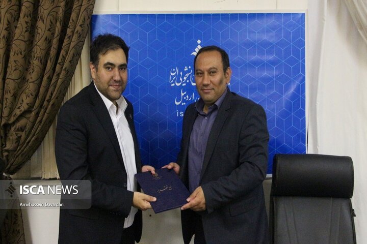حضور مسئولان در خبرگزاری ایسکانیوز اردبیل