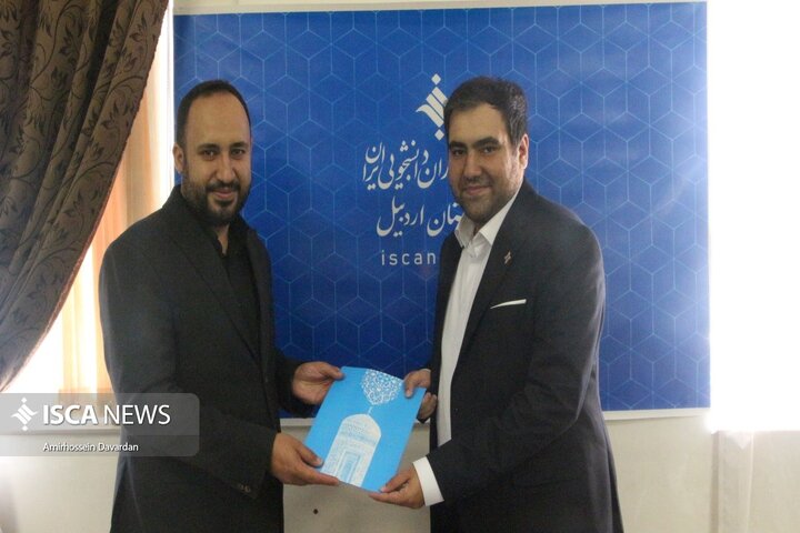 حضور مسئولان در خبرگزاری ایسکانیوز اردبیل