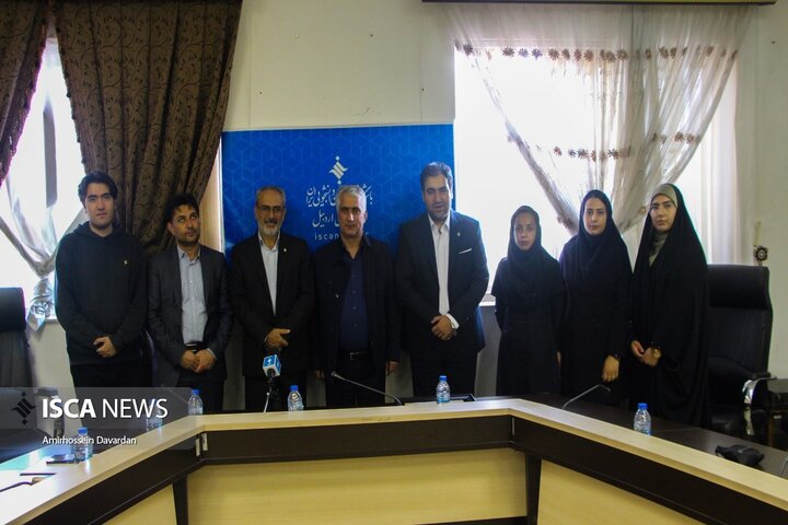 حضور مسئولان در خبرگزاری ایسکانیوز اردبیل