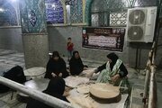 تجلی روحیه جهادی بانوان گچساران در آستان قدس بی‌بی حکیمه (س)