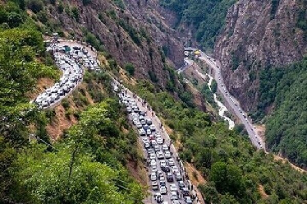وضعیت ترافیک در محورهای شمالی؛ از چالوس تا رشت