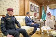 دیدار هیات امنیتی عراق با وزیر دفاع عربستان