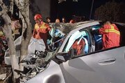 تصادف خونین BMW در اتوبان همت / ۲ دختر و یک پسر جوان جان باختند
