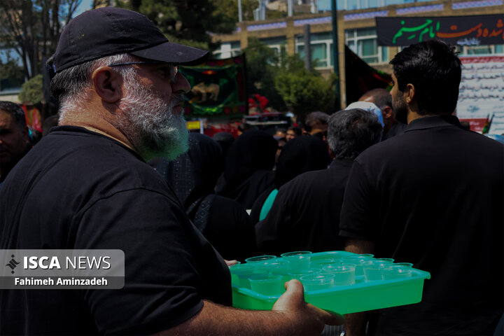 عزاداری و خدمت‌رسانی موکب‌ها در سالروز شهادت امام رضا(ع)