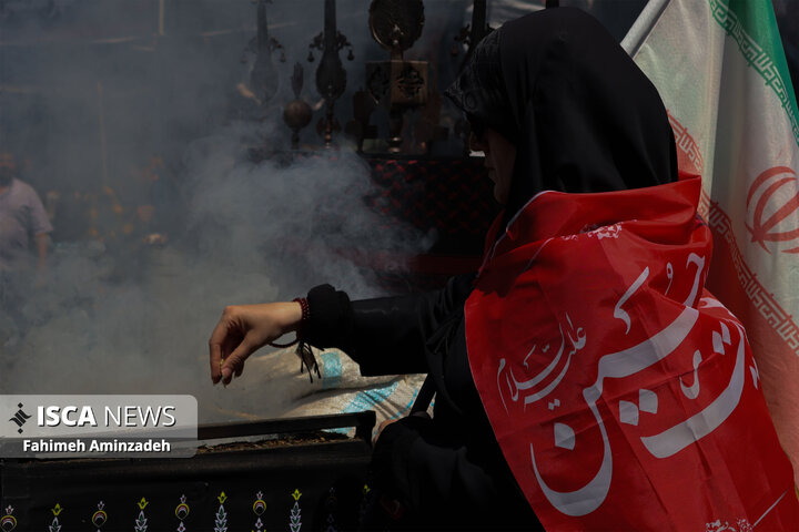 عزاداری و خدمت‌رسانی موکب‌ها در سالروز شهادت امام رضا(ع)