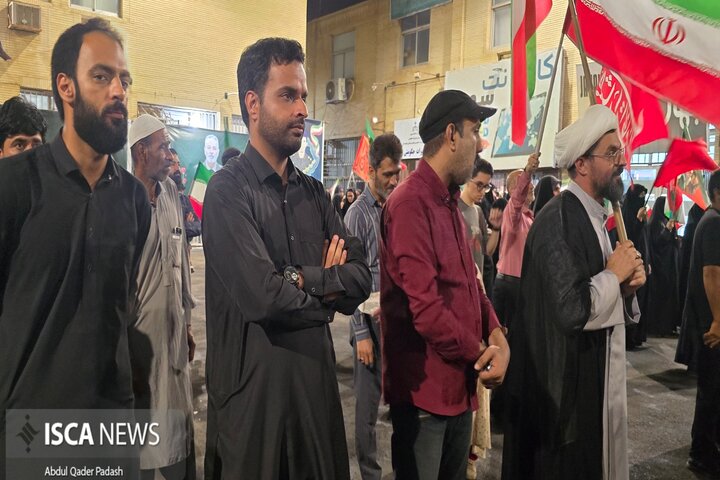 مراسم بزرگداشت چهلمین روز تدفین رهبر شهید (ره) در چابهار cfz
