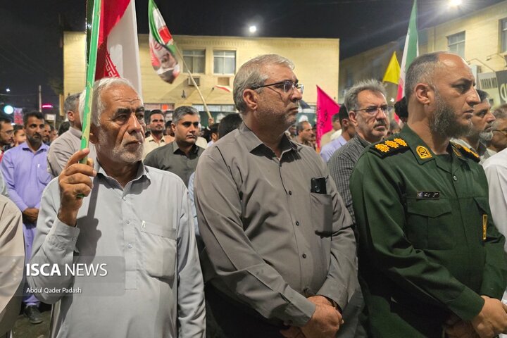 مراسم بزرگداشت چهلمین روز تدفین رهبر شهید (ره) در چابهار cfz