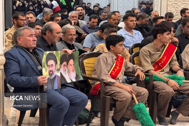 مراسم چهلمین روز تدفین پیکر رهبر شهید انقلاب