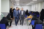 بازدید فرماندار ویژه نجف‌آباد از روند برگزاری کنکور ۱۴۰۵ در دانشگاه آزاد شهرستان