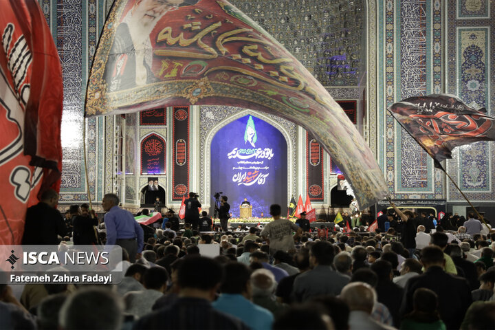 مراسم بزرگداشت چهلم «آقای شهید ایران» در حرم مطهر رضوی