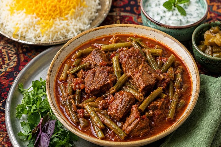 آموزش آشپزی / طرز تهیه خورشت لوبیا سبز با گوشت + فوت‌وفن‌ها