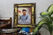 دیدار دانشگاهیان دانشگاه آزاد اسلامی کاشان با خانواده شهید علی‌اصغر آستانه