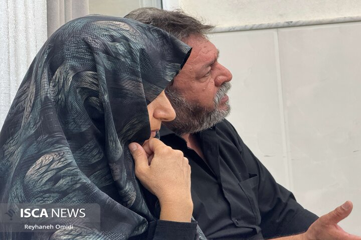 بازدید خانواده شهید در کاشان