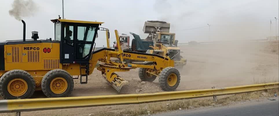 آغاز عملیات زیربنایی در لوپ ورودی شهر با رویکرد توسعه فضای سبز