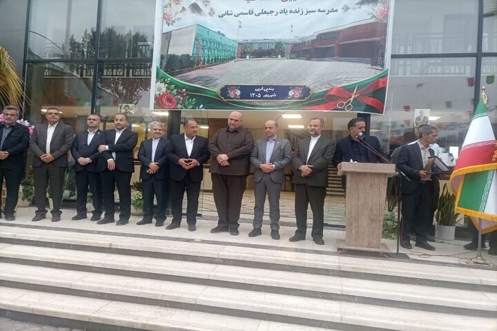 افتتاح مدرسه سبز با رویکرد تربیتی و آینده‌نگر