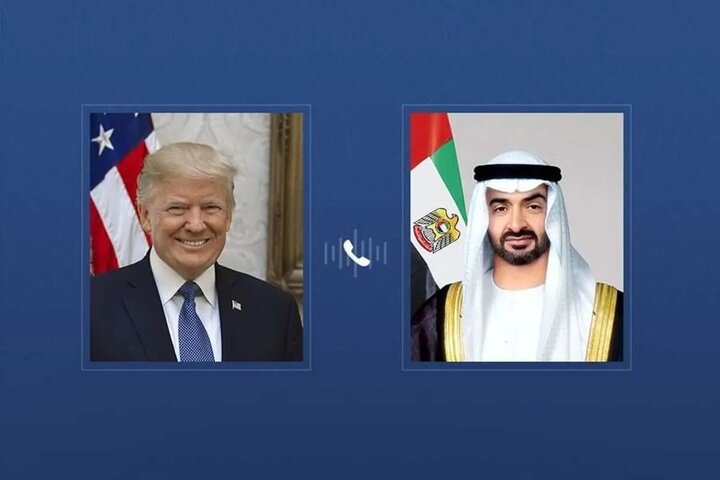 گفتگوی تلفنی ترامپ با رئیس امارات
