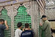 حضور قالیباف در حرم مطهر حضرت عبدالعظیم حسنی (ع) + عکس