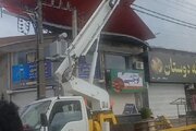 خسارت باد و باران به ۱۳۰ مسکن در بابل