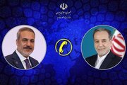 تماس تلفنی وزرای امور خارجه جمهوری اسلامی ایران و ترکیه