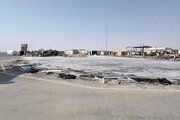 تصاویری جدید از خسارت حملات ایران به پایگاه آمریکا در کویت