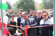 افتتاح زمین چمن مصنوعی و رونمایی از تجهیزات ورزشی در اردبیل