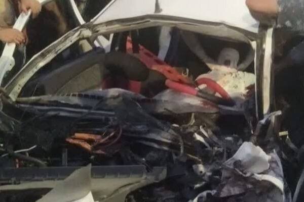 تصادف تیبا و خاور در زیرگذر گلدشت خرم‌آباد یک مصدوم برجا گذاشت