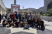 اعزام کاروان نوجوانان دهدشتی به حرم رضوی