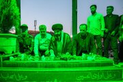 برگزاری مراسم یادبود قائد شهید امت و شهدای روستای خوئین در زنجان
