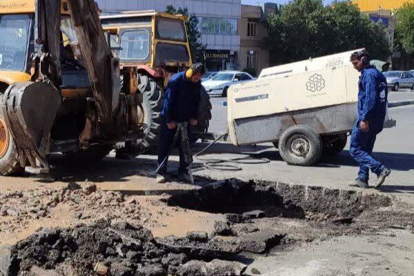 مدیریت بحران در چهارراه قائم؛ تبلور همکاری میان‌سازمانی در مواجهه با حادثه ترکیدگی شاه‌لوله در خرم‌دره