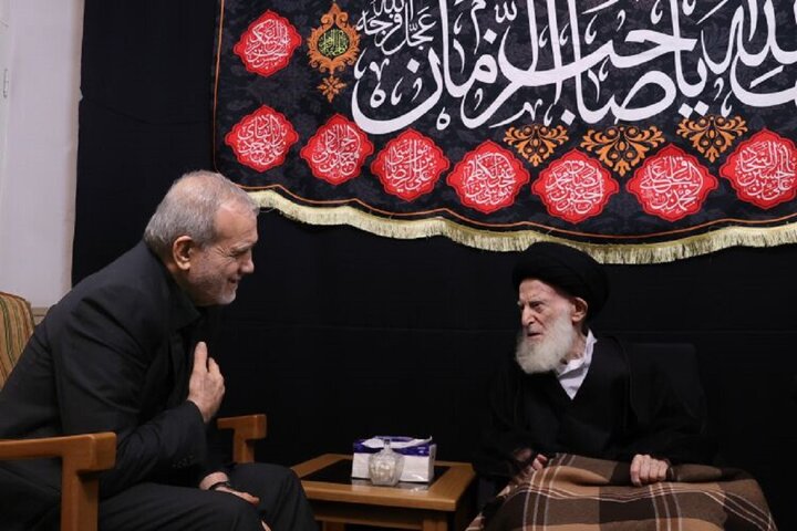 پزشکیان: فقدان آیت الله شبیری زنجانی خللی جبران ناپذیر است