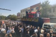 پیکر مطهر آیت‌الله شبیری‌زنجانی در قم تشییع شد