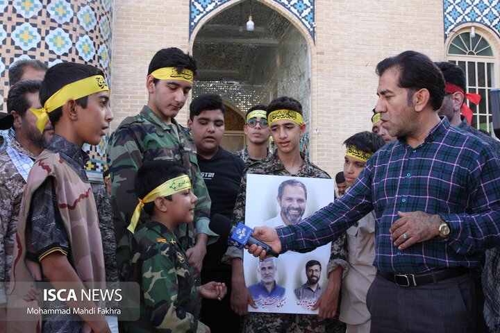 رزمایش جان فدا شهرستان آران بیدگل