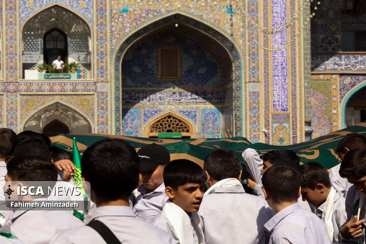 آیین آغاز سال تحصیلی جدید در حرم مطهر رضوی