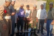 عشایر کهگیلویه گلزار شهدای تنگ هیگون را غبارروبی کردند