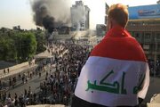 فریاد نه به تحریم پرواز در عراق؛ معترضان: مطیع دستورات واشنگتن نباشید