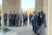 آیین غبارروبی مزار شهدای گمنام دانشگاه آزاد اسلامی زنجان برگزار شد