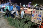 نمایشگاه روایت رنگ‌ها در گچساران رقم خورد