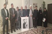 از حریم دانشگاه تا حریم ایثار؛ ادای احترام دانشگاهیان تهران غرب به خانواده شهید دانشی‌کهن